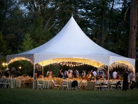 34x40 Hexagon High-Top Marquee Event Tent
