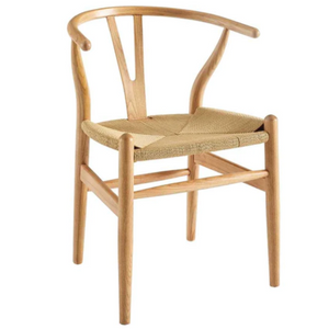 Wooden Wishbone 'Y' Chairs