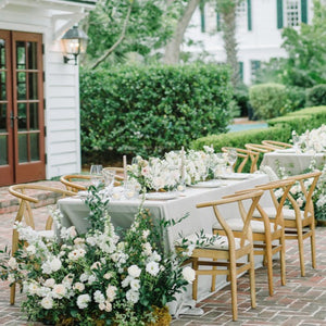 Wooden Wishbone 'Y' Chairs
