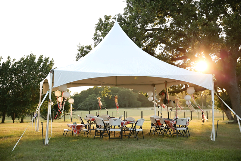 Event sales tent 20x20