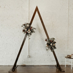Boho Styled Sturdy Triangle Arch for rent