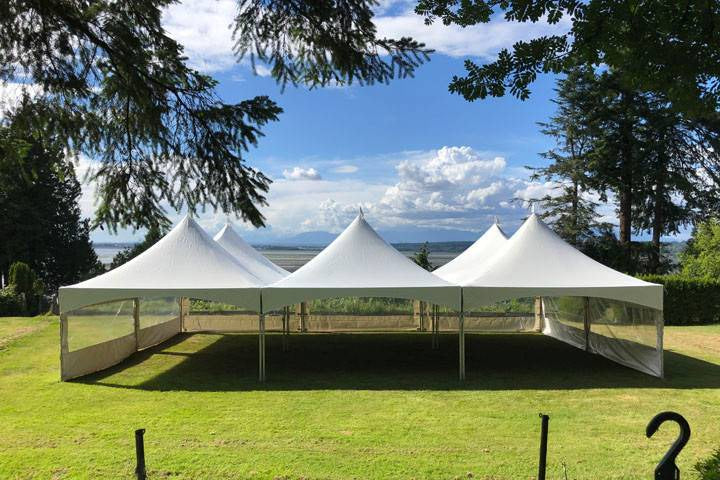 40x60 High-Top Marquee Event Tent // PARTY WEDDING EVENT RENTAL KAMLOOPS/KELOWNA/VANCOUVER – The Party Rental Collective