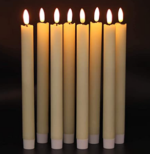 9.5" Flameless Flickering Candlestick