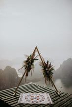 Load image into Gallery viewer, Bohemian Triangle Wedding Arch
