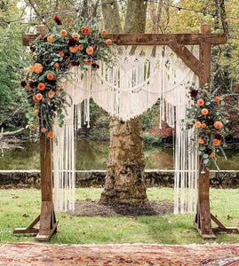 Wood Beam Wedding Arch