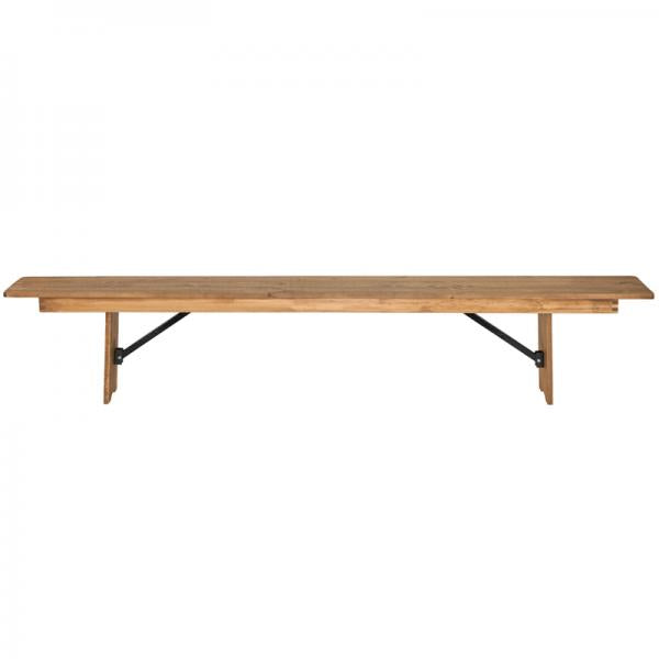 Solid Wood Rustic Farmhouse Bench // PARTY WEDDING EVENT RENTAL ...