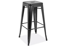 Load image into Gallery viewer, Black Metal Barstool