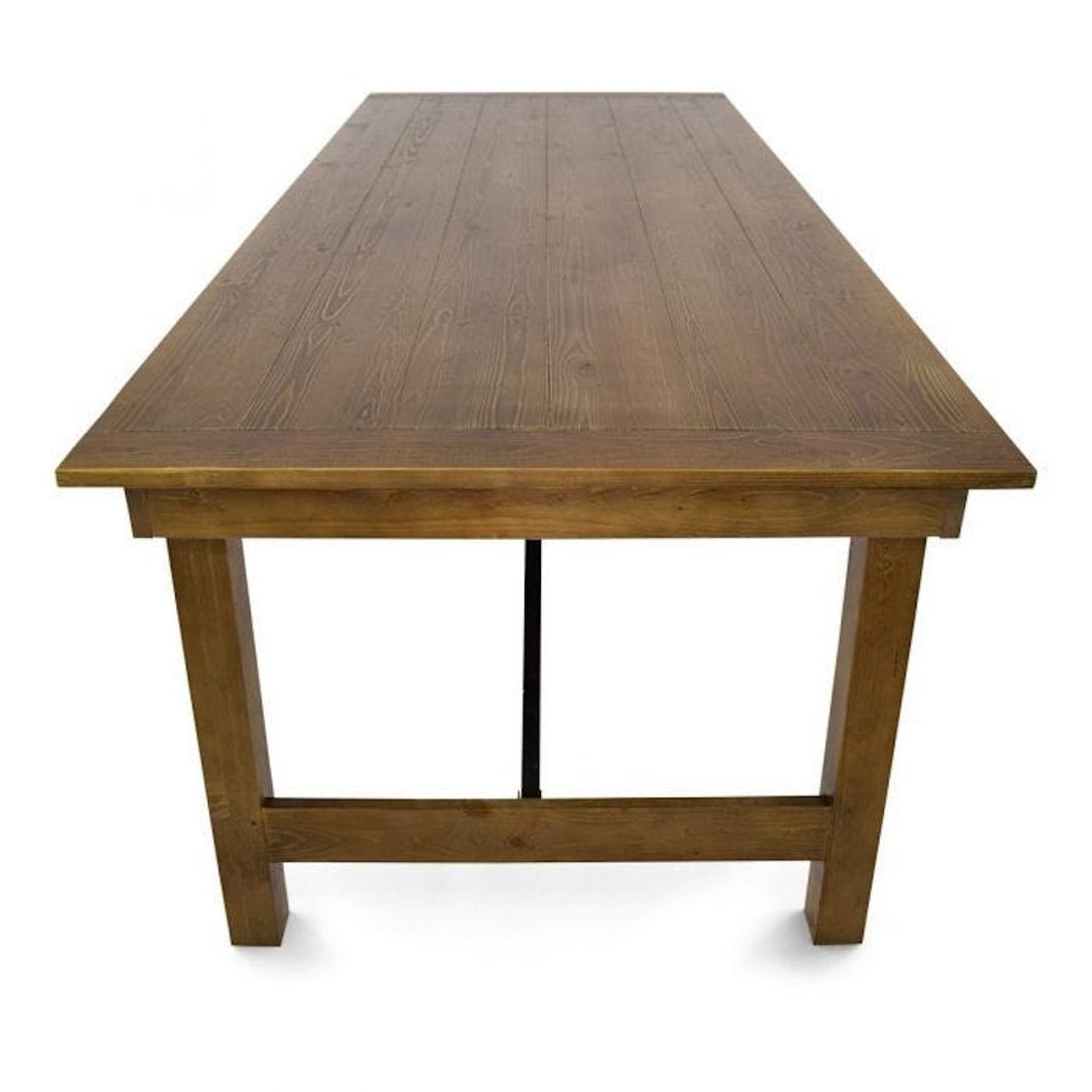 Solid Wood 8' Harvest Farmhouse Tables
